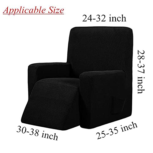 Cubierta de silla de reclinación elástica impermeable con protector de sofá ajustable 6