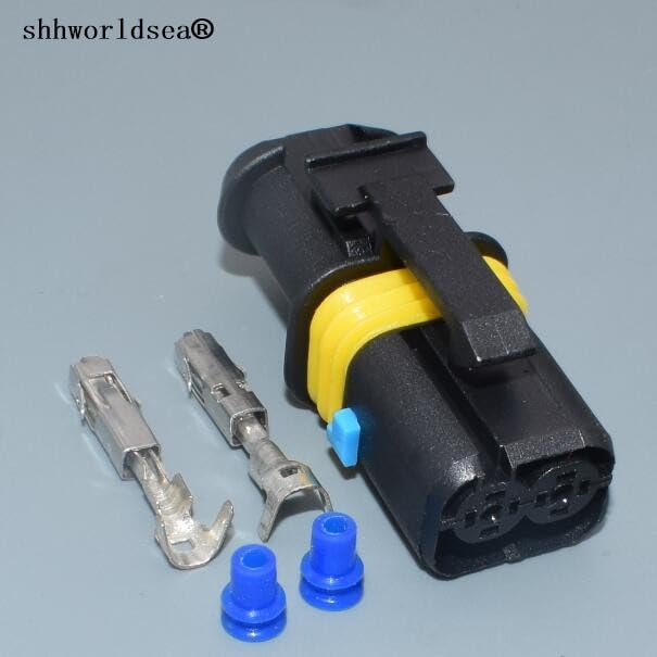 1.5mm 2pin Connector 18385000002 Female Electrical car Connector Sealed Automotive Plug 18385.000.002 - (Color Name: 5sets)