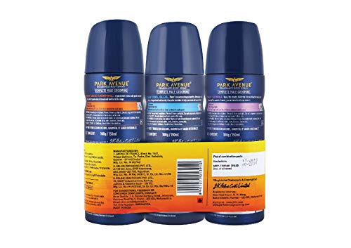 Image of Park Avenue Luxury Fragrant Soap, 125g (BUY 3 GET 1) And Park Avenue Classic Deo Set For Men (Combo Of 3)