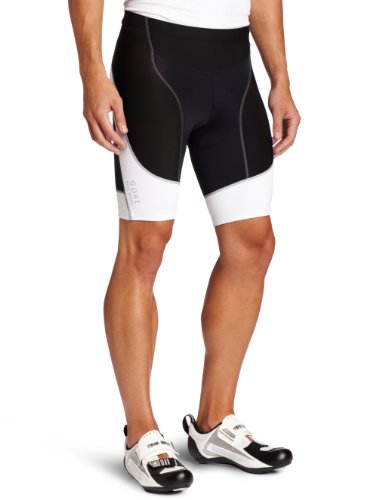 Gore Bike Wear Men's Oxygen Tights,Black/White,Small