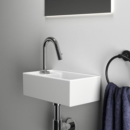 Lave-mains compact anti-débordement Ideal Standard E211201 pour petits WC - 6