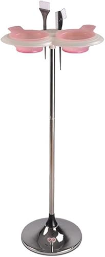 Carrito de peluquería portátil Trolley Beauty Tray Utility Cart Salon SPA Almacenamiento Secador de pelo titular con colorantes para el cabello Tazón