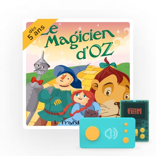 Lunii - Le Magicien d’Oz Set – Interaktives Audiobuch ab 5 Jahren, um auf Meine Fabrik in Geschichten zu hören