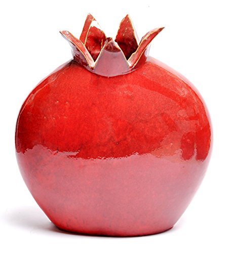 Grenade en céramique de Jérusalem : un cadeau artisanal rouge et symbolique