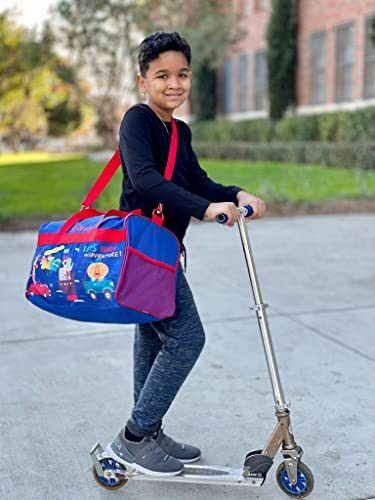 Personalized Kids 18 Inch Duffel Bag for Sports, Travel and Sleepover - Adventure4