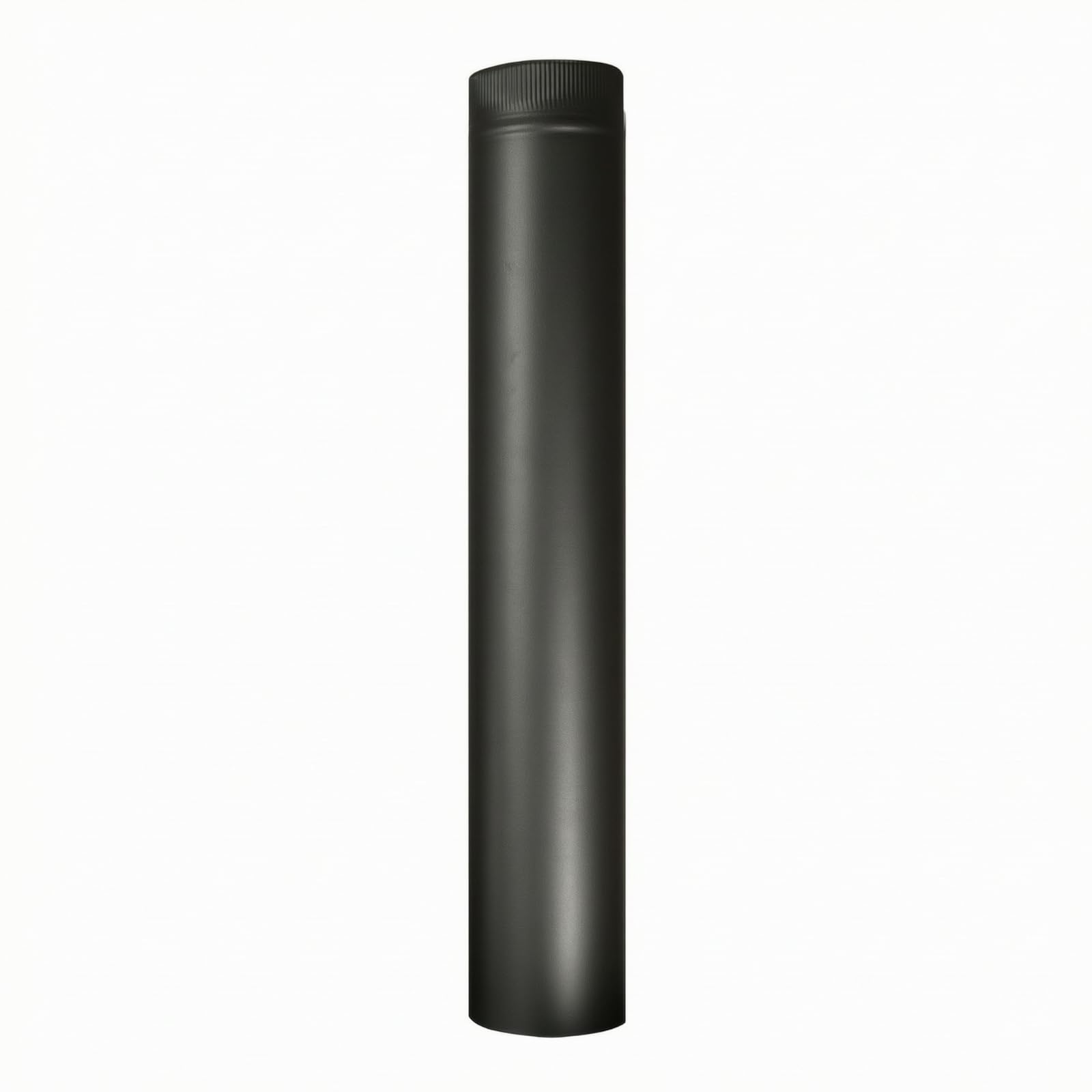 Tubo di Ventilazione Nero Matte, Nero, size to 4