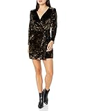 Ali & Jay Women's Sky Full of Stars Mini, Black Gold Velvet, L