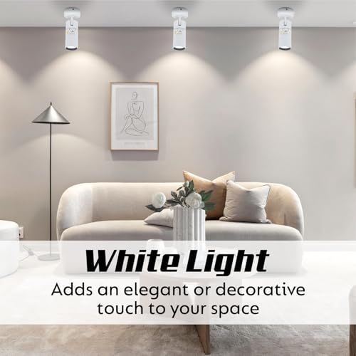 Image of Errol White spot Lights 20 watt Aluminium Focus Light | Adjustable Head Focus Light for wall | spot Lights for Home Ceiling | spot Light (White)