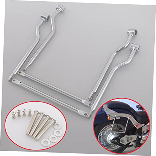 Soporte para alforjas de motocicleta MAGICLULU, rack de soporte de hierro para una sola alforja, fácil de instalar miniatura 5