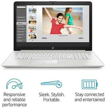 HP 17-by3065st 17.3" Notebook 10th GEN i5 8GB RAM 128GB SSD + 1TB HDD DVDRW Windows 10 17.3" HD+ 1600X900