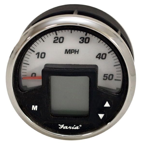 Faria Boat Speedometer SEK600A | 50 MPH 3 1/4 Inch
