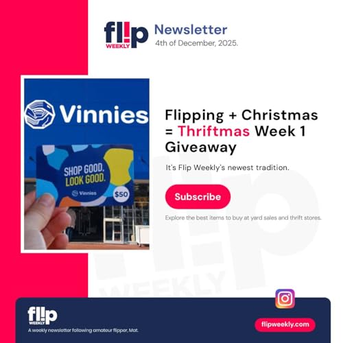 Flipping + Christmas = Thriftmas Week 1 Giveaway