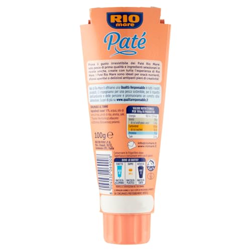6x Rio Mare Pate patè Tonno Thunfischcreme 100g Brotaufstrich Streichfähiges + Italian Gourmet polpa 400g