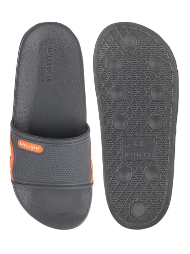 Image of URJO DUSK Kid's Sliders /Slippers Lightweight Super Flexible Arch Support Durable Anti Skid & Stylish Dailywear Sliders /Slippers Boy's & Girl's (URJO by Welcome)