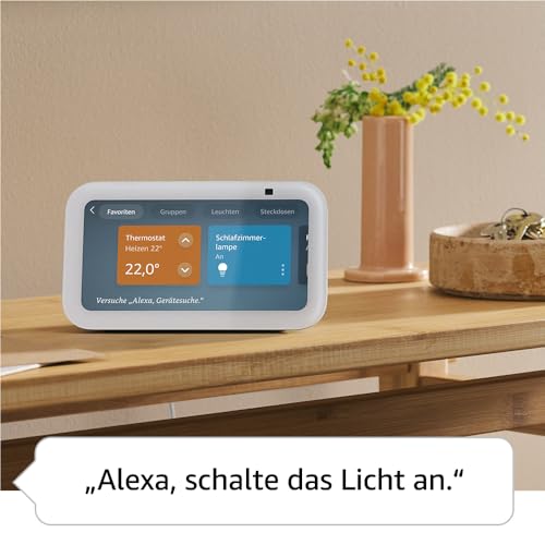 Echo Show 5 (Neueste Generation) | Kompakter smarter Touchscreen zum Steuern deines Smart Homes und mehr | Anthrazit… – Ansicht 5