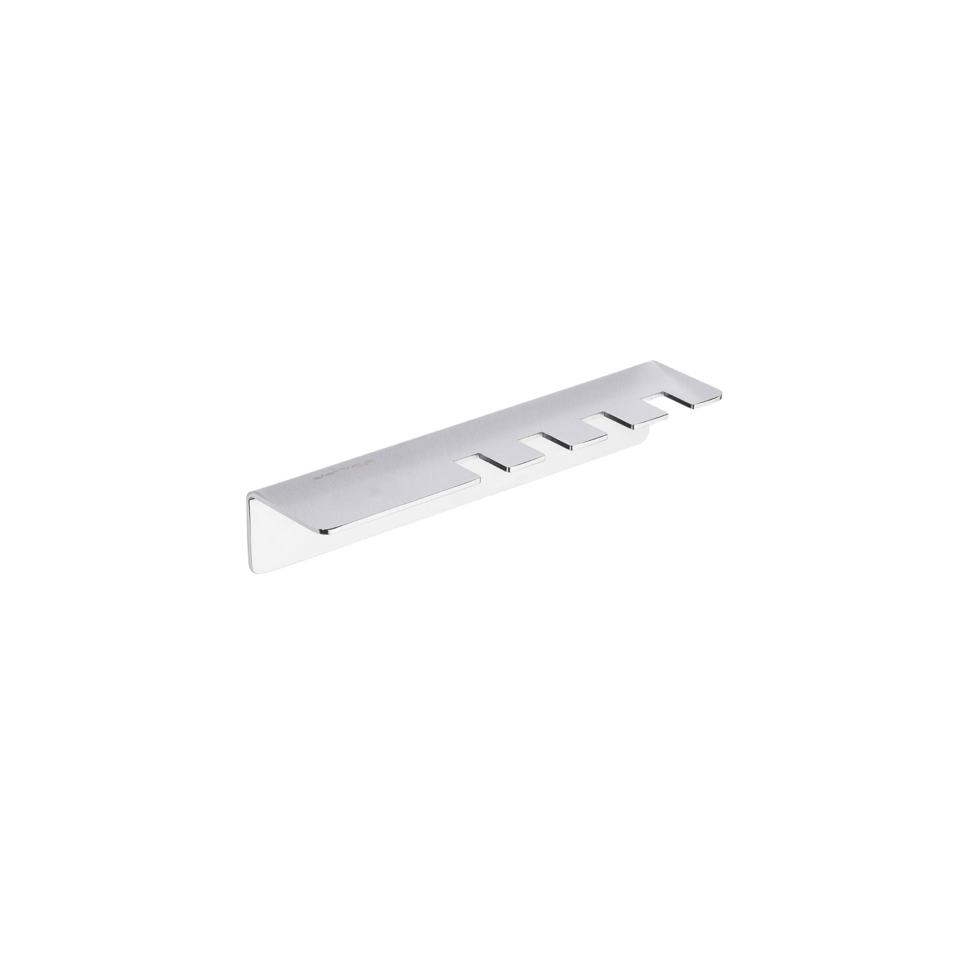 Sagittarius One Chrome 40S1 Wall-Mounted Toothbrush Holder – Premium Stainless Steel, No-Screw Installation, Rustproof Organizer For Toothbrushes & Electric Heads