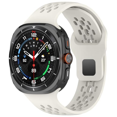 Bracelet montre Galaxy Watch 7 Ultra 47mm silicone souple respirant sport loop