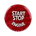 Produktbild Qiilu Start Stop Taste Abdeckung, Tart Stop Knopf Abdeckung Aufkleber Keyless Carbon Druckschalter Tastenabdeckung Cover Zündung für E Underpan Car E90 E91 E92 E93 E84 E83 E70 E71 E72