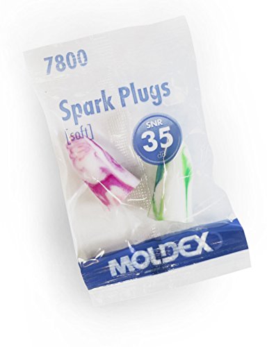 Moldex 7800-50 Spark - Tapones suaves para los oídos (50 unidades)