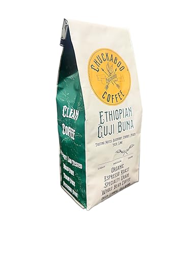 Chuckaboo Coffee Ethiopian Guji Blend Organic - Tostado Medio Oscuro