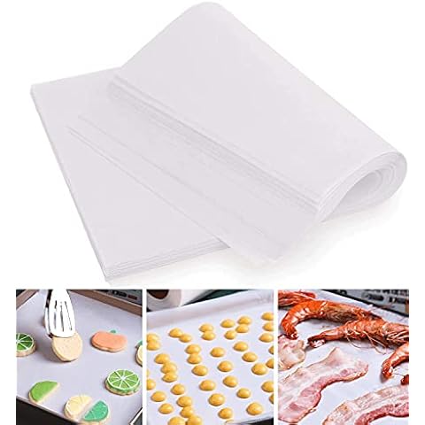 Lemengtree Parchment Paper Baking Sheets,200PCS Nonstick Parchment Paper for Baking Cookies, Frying, Air Fryer,for Bakeware Set (10 In Parchment) Cover