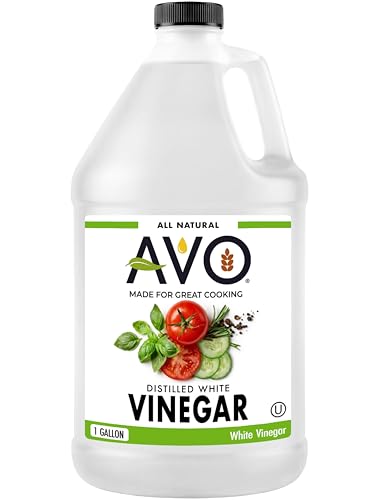 AVO Distilled White Vinegar 1 Gallon (128 oz) - 5% Acidity, Pure Natural White Vinegar Gallon