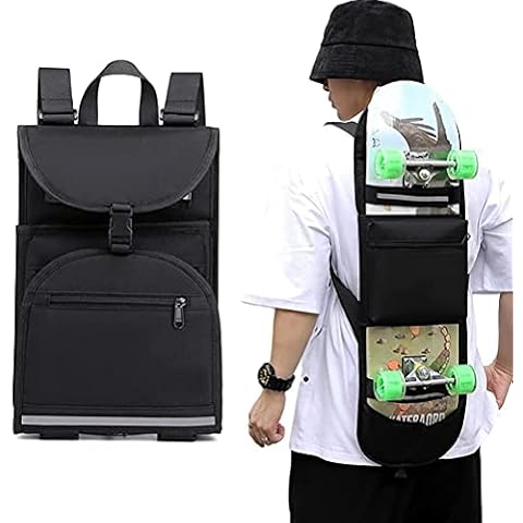 Skateboard Rucksack Regular Skateboard Tasche Skateboard Schultergurt Verstellbare Schulter Faltbarer Träger Reiserucksack Cover