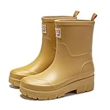 Nutropa Waterproof Mid Calf Women Rain Boots...