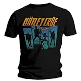 mötley crüe pentagram shirt  Collectors Mine Herren T-Shirt 9919 Mötley Crüe - Lights, Gr. 48 (M), Schwarz (Schwarz)