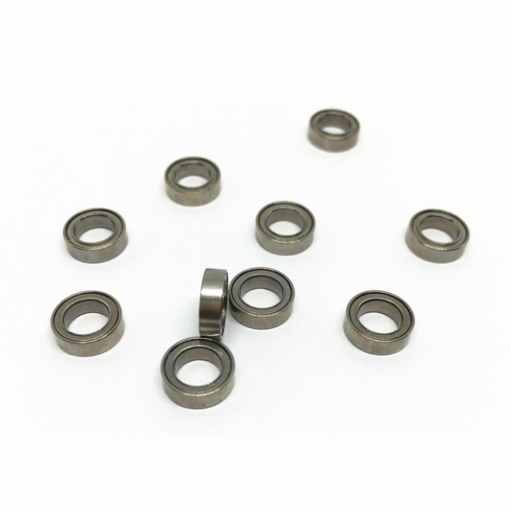 ZBJGBUIA 50Pcs MR85ZZ L-850ZZ 5x8x2.5 mm Deep Groove Ball Bearing Miniature MR85 MR85Z (Stainless steel)