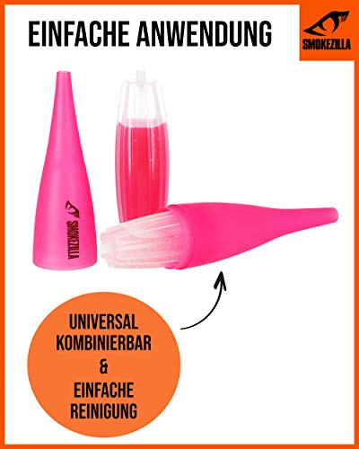 Smokezilla® Ice Bazooka COOLIN - Shisha Mundstück Set In Pink - Hochwertiges Shisha Zubehör Aus Aluminium - Inklusive… – Bild 6