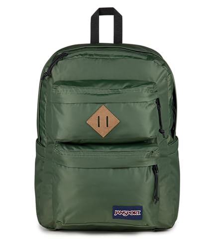 JanSport Mochila Double Break, Carga verde, One Size, Mochila Double Break