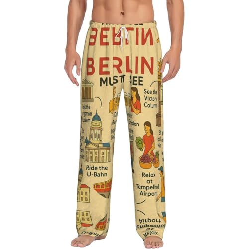 Pantalon de pyjama en flanelle avec poches et taille élastique