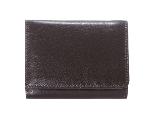 Visconti HT18 Classic Style Soft Leather Trifold Wallet (Brown)2