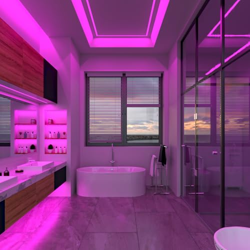 Image of BTF-LIGHTING FCOB COB LED Strip Lights 5V USB Powered Purple Color for TV