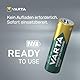 VARTA Batterien AA, wiederaufladbar, 4 Stück, Power on Demand Recharge Accu, Akku, 2600 mAh Ni-MH, ohne Memory Effekt, vorgeladen, sofort einsatzbereit