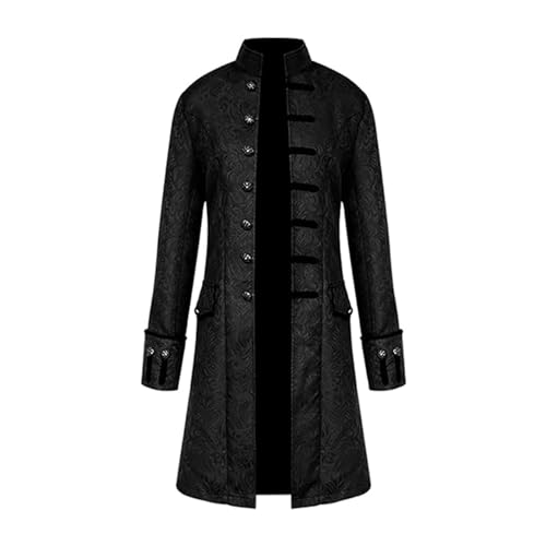 FJKVKDT Manteau médiéval pour homme pour Halloween - Costume de la Renaissance - Uniforme de cour victorien - Déguisement vintage pour festival - Cosplay...