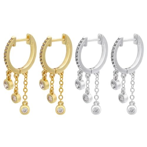 Boucles d'oreilles mariage à pampilles pour rayonner le jour J