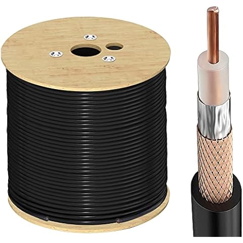 TUOLNK RG58 49.2ft Coaxial Extension Cable Cover