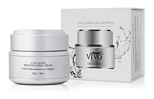 Vivo Per Lei Collagen Face Cream - Anti-Aging Vitamin Face Cream With Green Tea - Collagen Day Cream With Vitamins And Palm Oil - Deep Moisturizing Day cream For A Ravishing Skin Texture