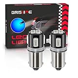 BRISHINE BA9S LED Bulbs Ultra Blue Extremely Bright 5630 Chipsets 53 57 293 BA9 64111 1891 1895 T4W LED Bulbs for Car Interior Dome Map Door Courtesy License Plate Lights (Pack of 2)