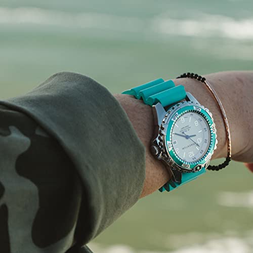 Momentum Unisex M1 Splash Watch | 200M / 660 Ft Water Resistant | Rotating Dive Bezel (Sapphire Crystal, Blue | Blue Twist Rubber) #TOP3