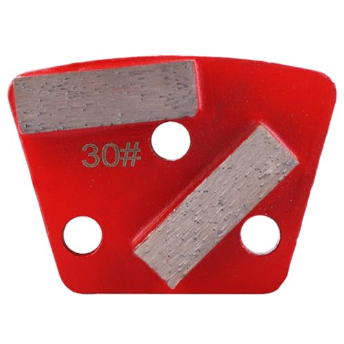Ejoyous Diamond Grinding Disc, 3PCS Trapezoid Diamond Floor Grinding Pad Disc, Concrete Grinding Disc #30 Grit Metal Scraper, Floor Grinding Tools