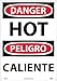 ESD51RC - Hazardous Material Danger Signs, National Marker - Size : 50.8 x 35.56 cm (20 x 14") - Each