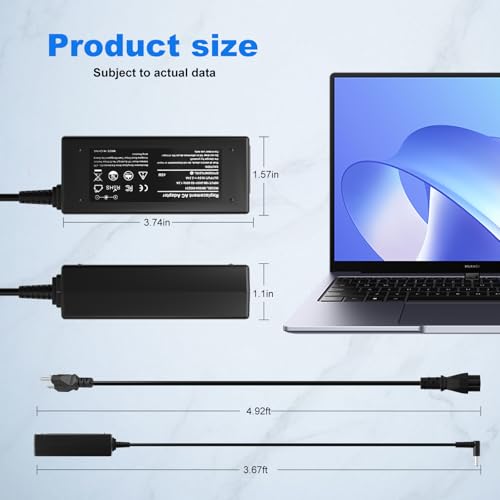 45w for HP Laptop Charger Blue Tip-for Stream 11 13 14 Pavilion x360 11 13 15 Elitebook/Probook 430 850 725 440 450 820 Zbook 14u G4 G5 15u 15 G3 Notebook 15 Chromebook 11 Power Cord（ 4.5×3.0mm） by EFTTIVID - Image 4