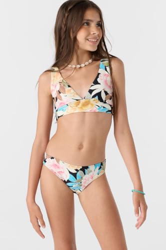 O'NEILL Girl's Fixed Bralette Set in Floral Print2