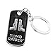 Price comparison product image EU_LevinArt Tomb Raider 20 Year Celebration Keyring Keychain Accessory Charm Gift for Women Men