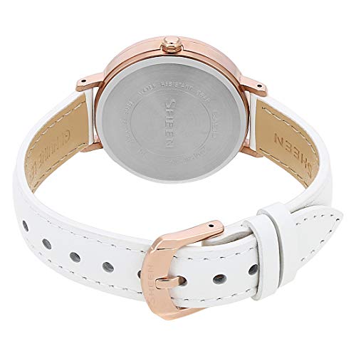 Image of Casio Sheen Analog Silver Dial Women's Watch-SHE-3064PGL-7AUDF (SX232)
