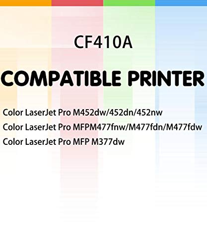 Cartridge Way Compatible Toner Cartridge Replacement For Hp Cf410A (Black,Cyan,Magenta,Yellow , 4-Pack) #TOP2