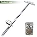 Soil Probe 40 Inch with 2 Bags, Soil Sample Probe with Ejector for Lawn House Plants, T-Handle Soil Sampler Probe Rod with Pedal, Stainless Steel Soil Test Kits Tool for Soil Sampling